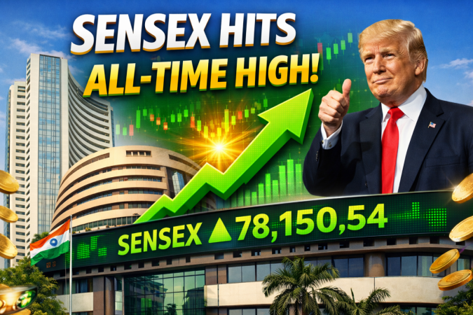 Sensex jumps 1,300 points as Trump signals Iran war near end