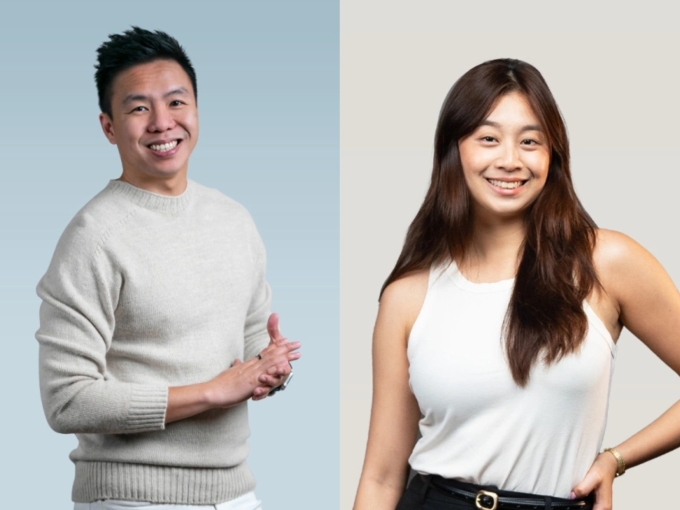 Melvin Lim (L) and Grayce Tan, former executives of PropertyLimBrothers. Photo from the companys website