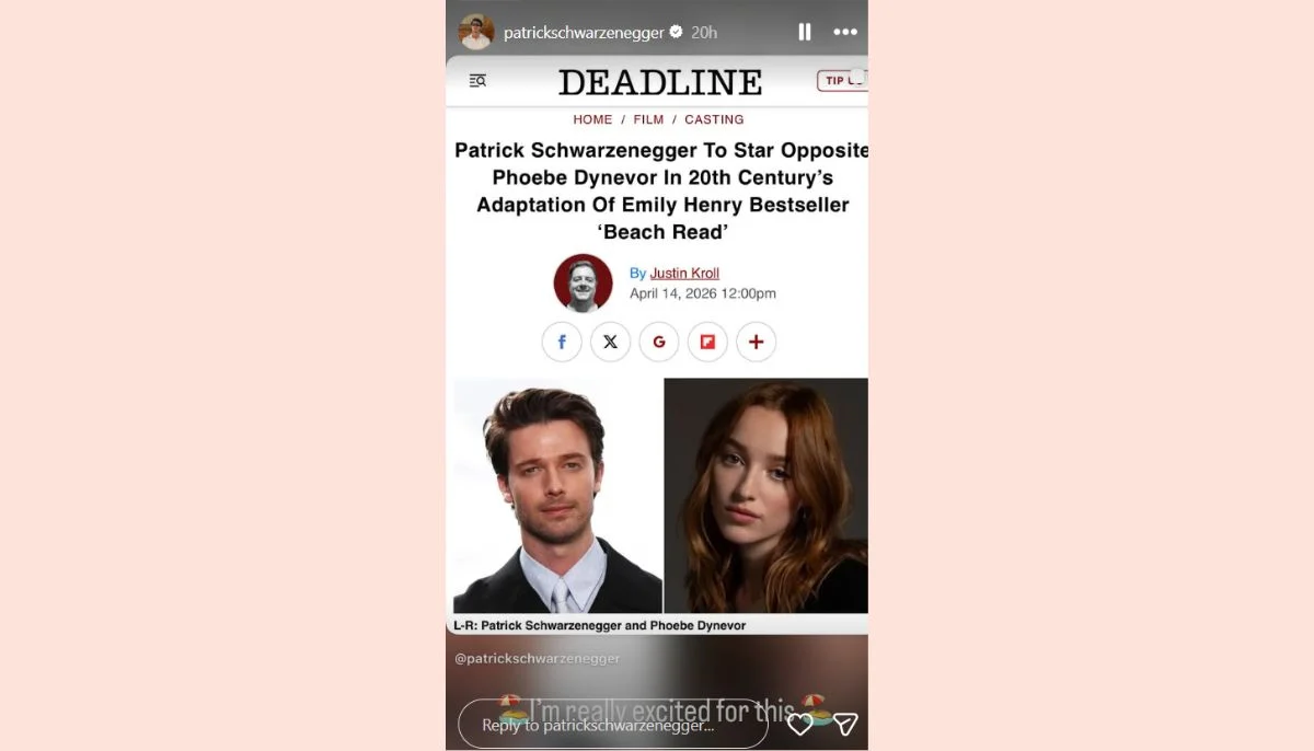 Patrick Schwarzenegger to romance Phoebe Dynevor in Emily Henrys Beach Read movie?