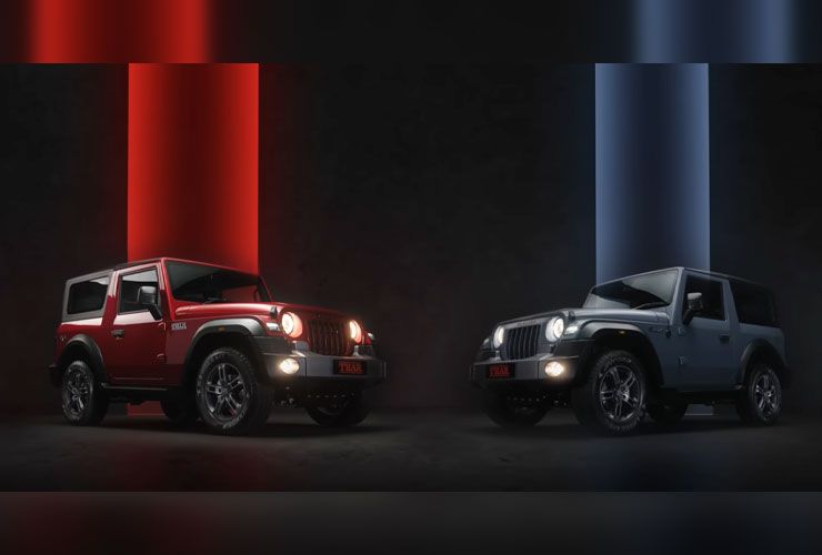 mahindra thar facelift new colour options