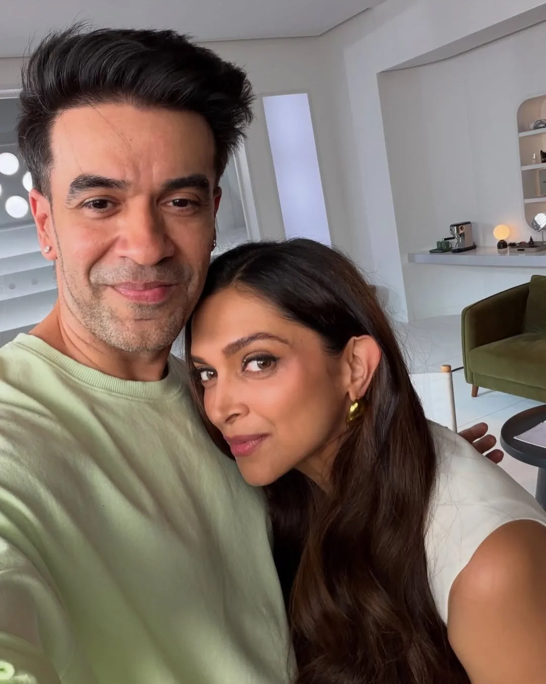 Deepika with Puneet Malhotra