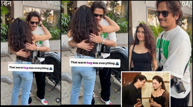Fatima Sana Shaikh hugs, jumps to kiss Vijay Varma, sparks dating rumours; actress reacts to viral clips