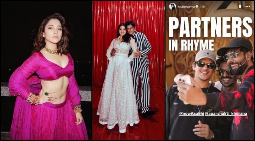 'She's unfit, horrendous outfit': Tamannaah Bhatia Fat-Shamed for walking the ramp at FDCI; Vijay Varma skips cheering for ex-gf, poses with partners at IIFA