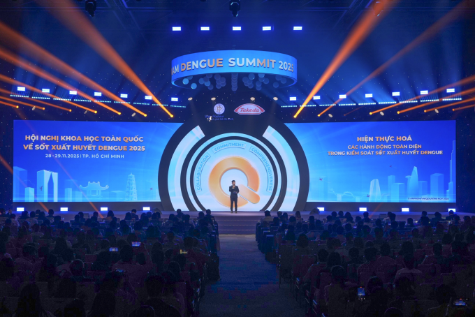 The Vietnam Dengue Summit 2025 brought together more than 700 local and international experts. Photo courtesy of Takeda