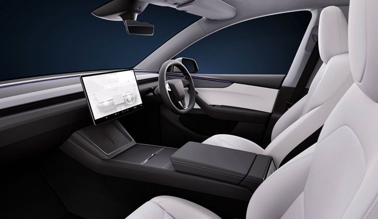 2025 Tesla Model Y dashboard