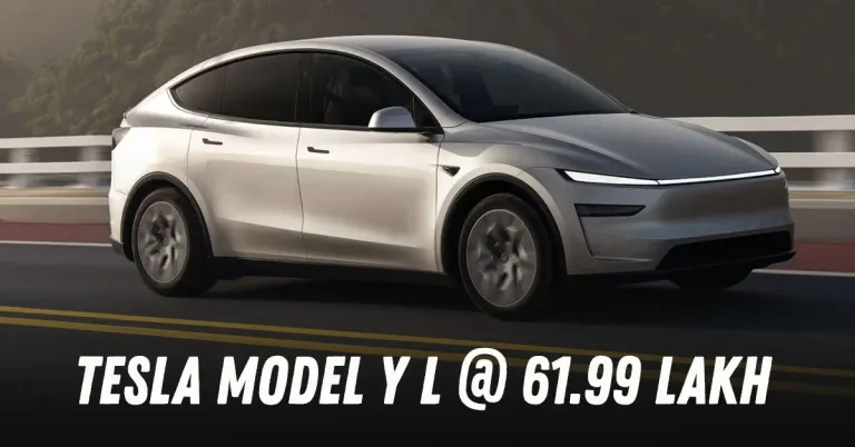 tesla model y l launched in india