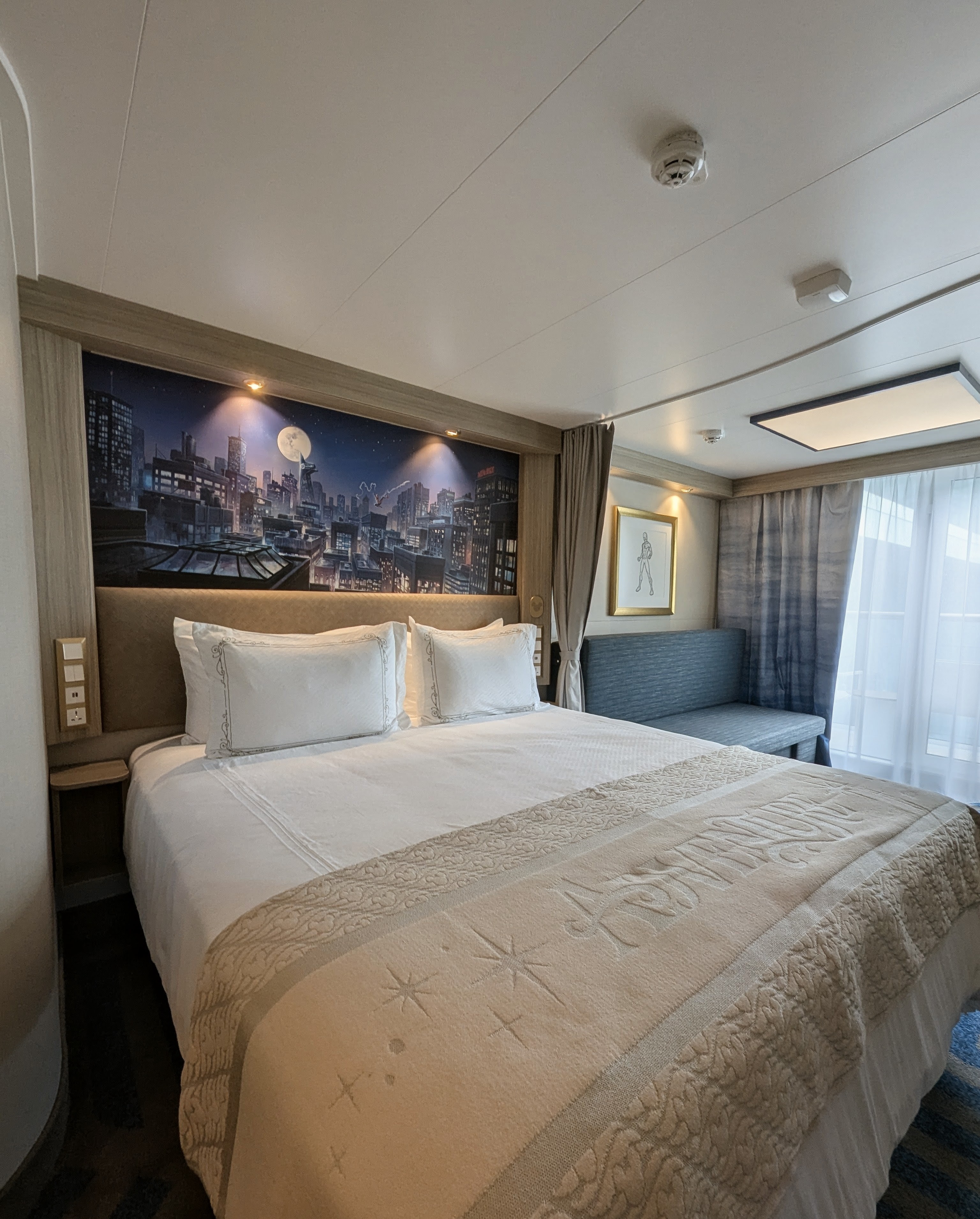 The staterooms are each themed on a Disney character. Photo: Author