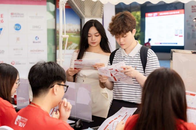 Students were provided with continuous support and tailored guidance on career path. Photo courtesy of BUV