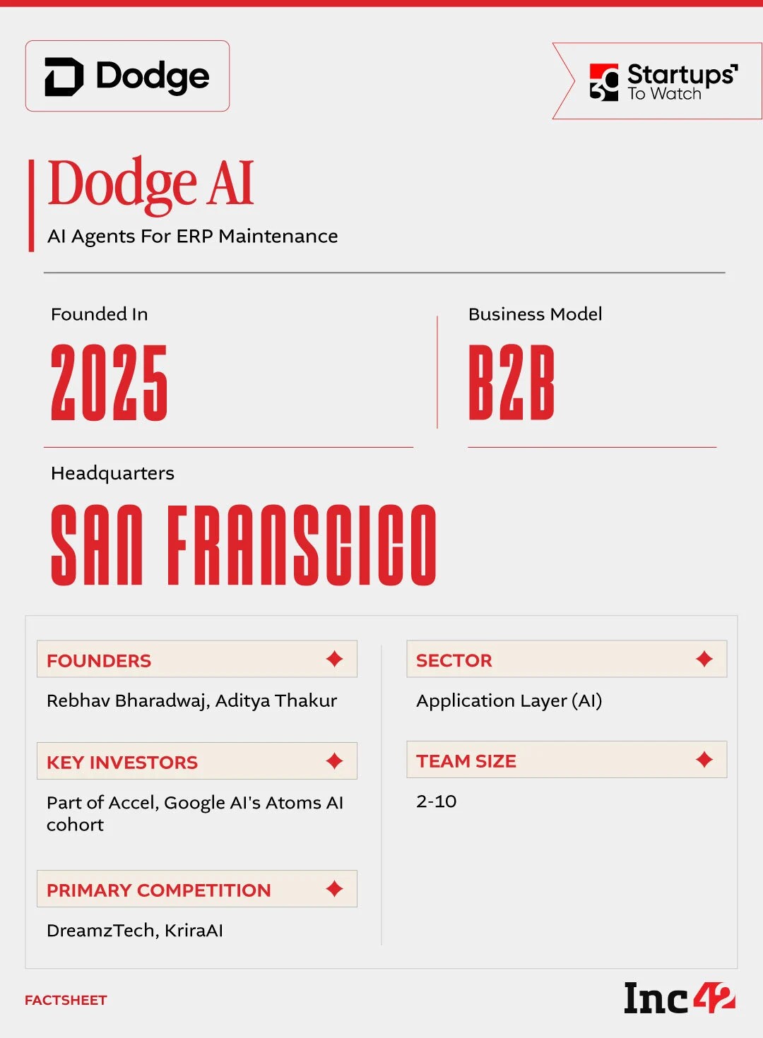 So, can Dodge AI become the AI layer that makes ERP upkeep easy and efficient?