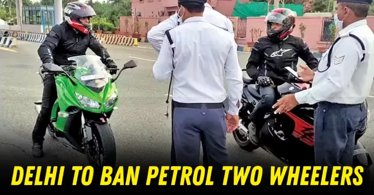 delhi petrol two wheeler ban coming new EV policy featured