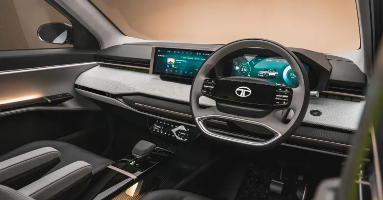 tata sierra ev interior