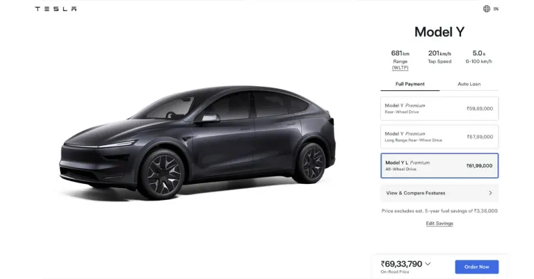tesla model y l price in india tesla model y l price in india