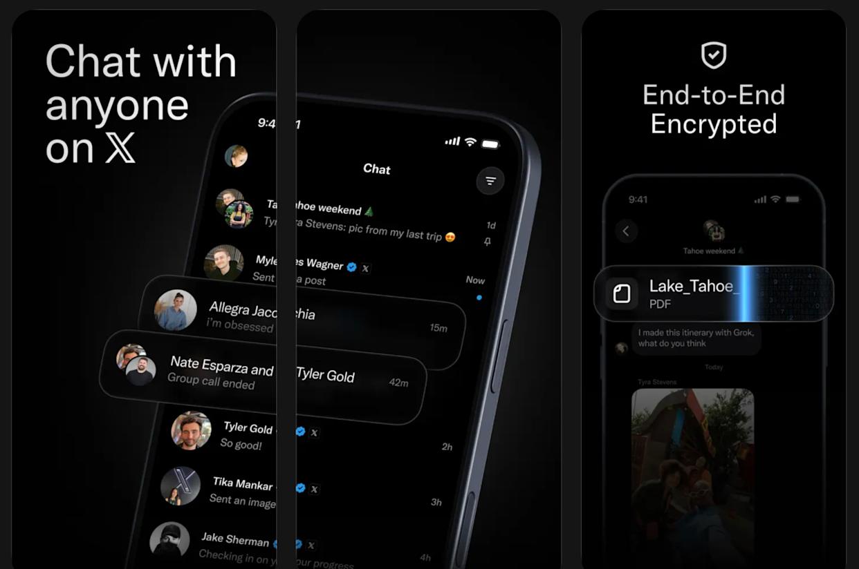 X's messaging app, XChat, may be available soon
