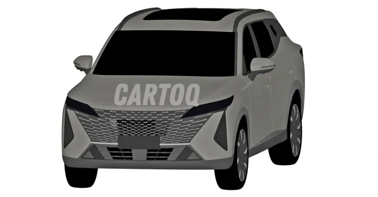 chery tiggo 7l patent filed in india