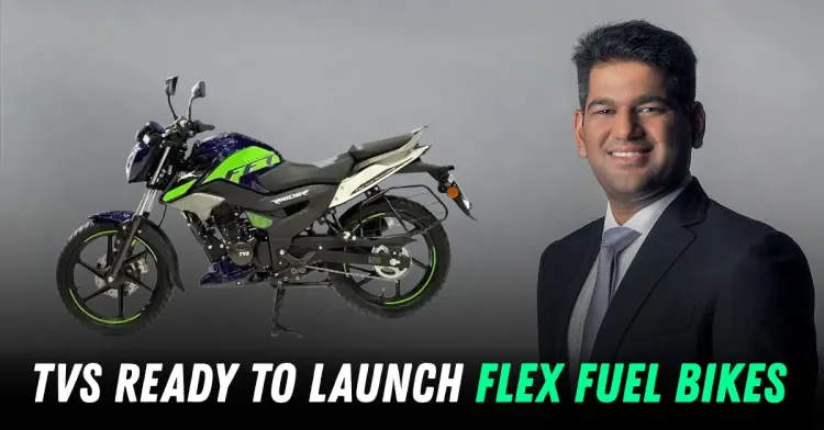 tvs motors flex fuel bikes sudarshan venu md featured