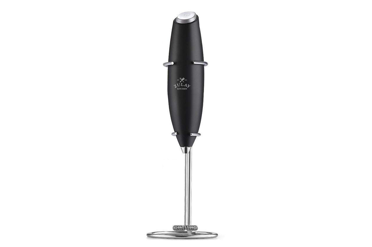 Zulay Kitchen Powerful Milk Frother Wand Credit: Amazon