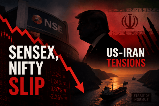 Sensex, Nifty slip in early trade amid renewed US-Iran tensions