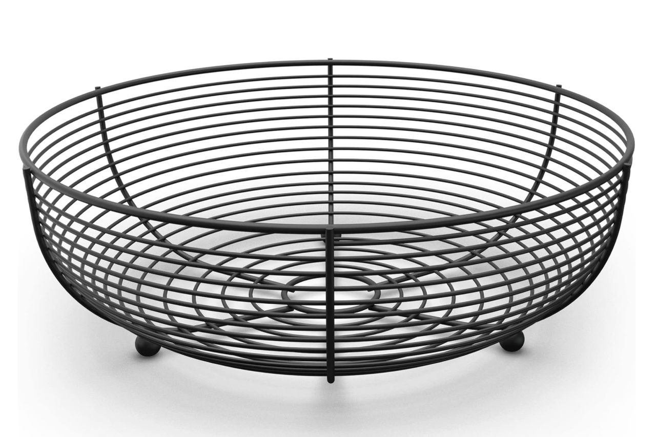 Caxxa Countertop Fruit Bowl Wire Basket For Fruits Credit: Amazon
