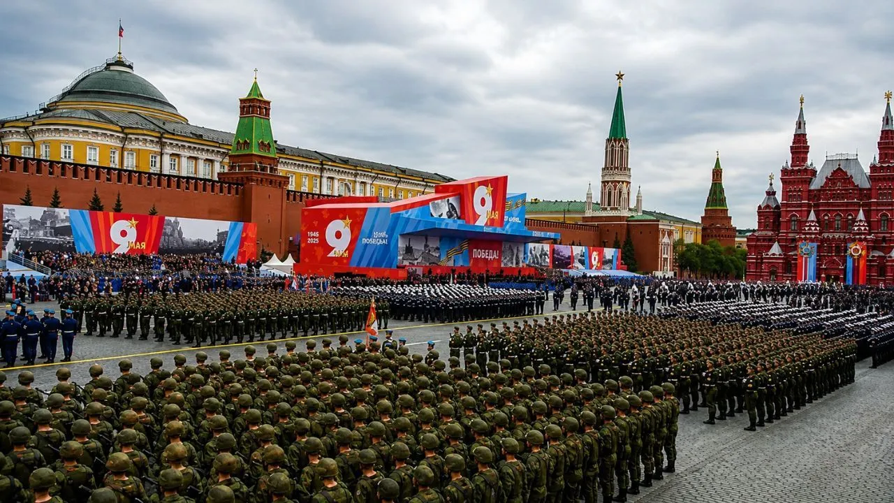 Russian Army on Victory Day Parade