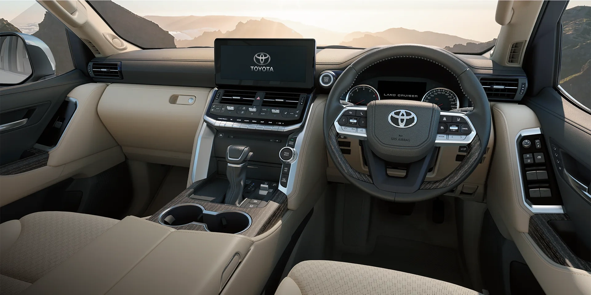 toyota land cruiser 300 interiors dashboard