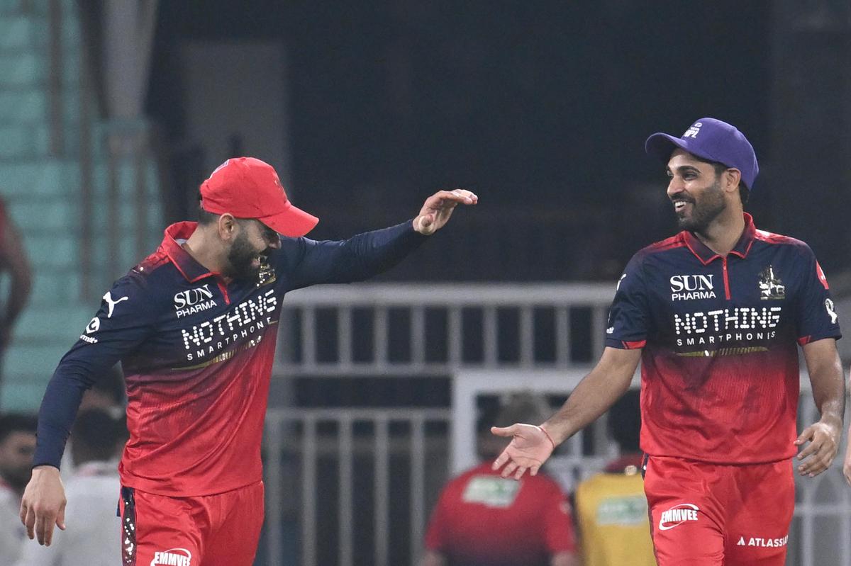 Bhuvneshwar Kumar (right) has shown immense confidence in sticking to the good length. Ten out of the 21 wickets he has picked this season have been at this nagging length