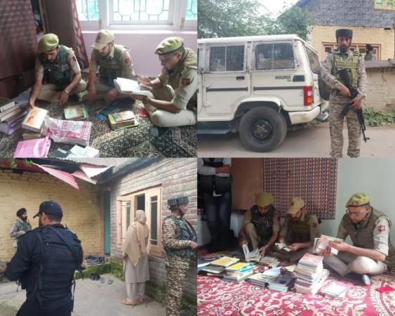 Cops conducting raids at different locations in south Kashmir's Shopian district in connection with Jamaat-e-Islami case raids