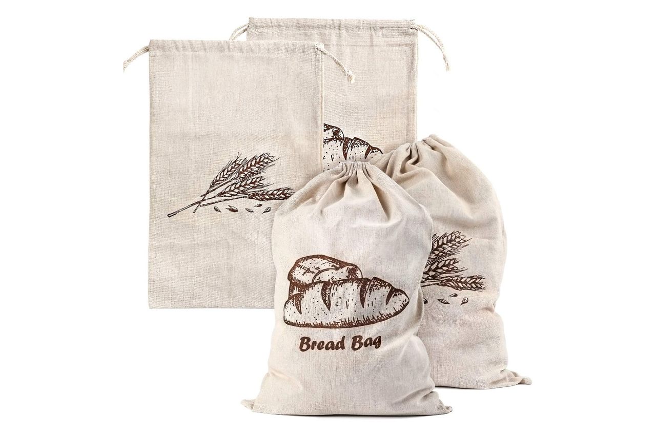 Augshy Linen Bread Bags Credit: Amazon