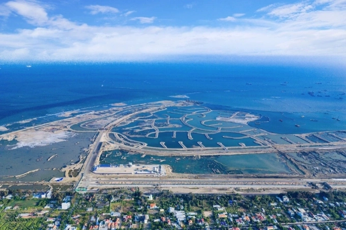 The 2,870-hectare Vinhomes Green Paradise coastal mega-city in March 2026. Photo courtesy of Vinhomes