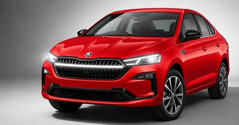 Skoda Slavia facelift render