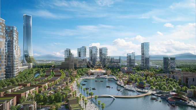 Artists impression of Da Nang Dowtown. Photo courtesy of Sun Group
