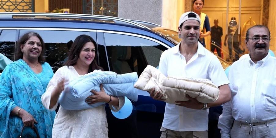 Divyanka Tripathi gets discharged from hospital; Vivek-Divyanka pose with twin sons, request paps not to click newborns' photos Divyanka Tripathi gets discharged from hospital; Vivek-Divyanka pose with twin sons, request paps not to click newborns' photos