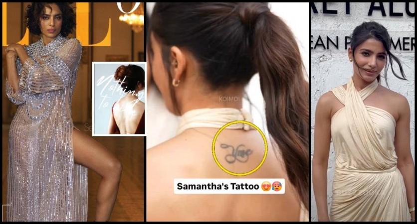 'Ye Maaya Chesave' tattoo back on Samantha that she inked for Naga Chaitanya; Netizens compare her style to Sobhita