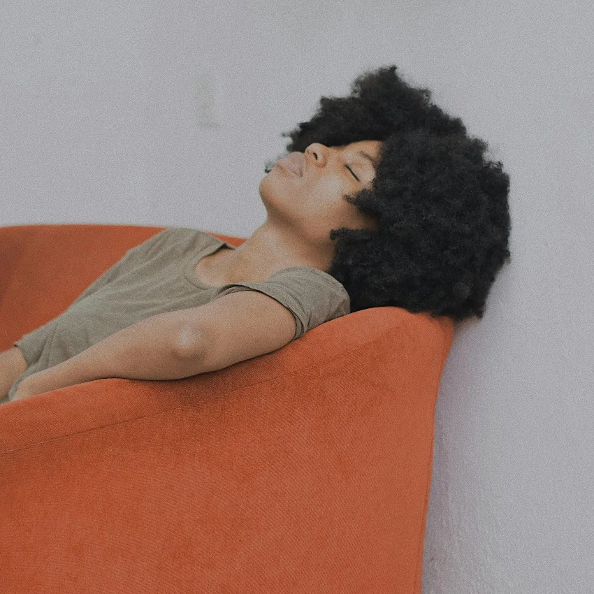woman resting