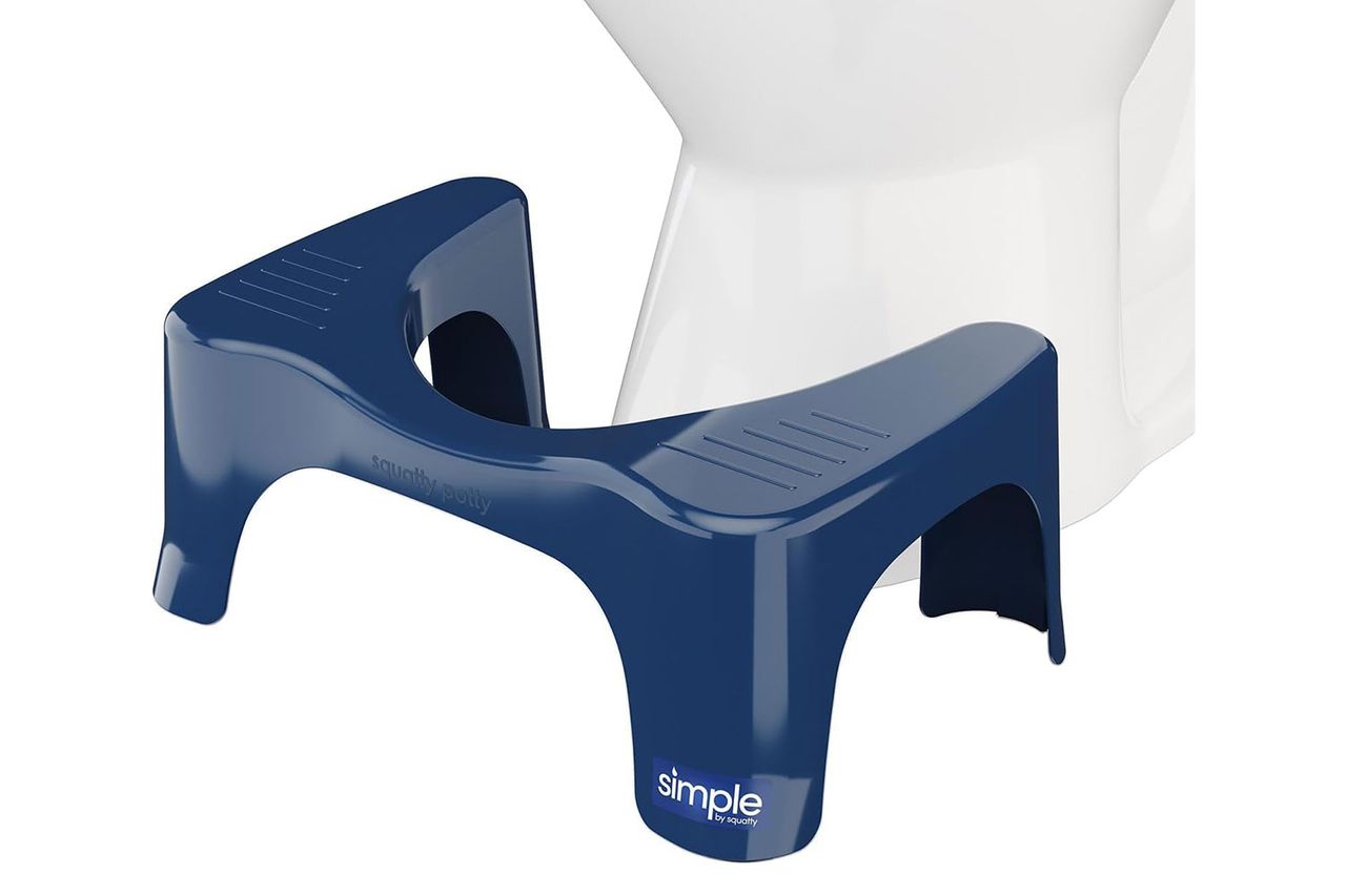 Squatty Potty Simple Bathroom Toilet Stool, Galaxy Blue 7 Credit: Amazon
