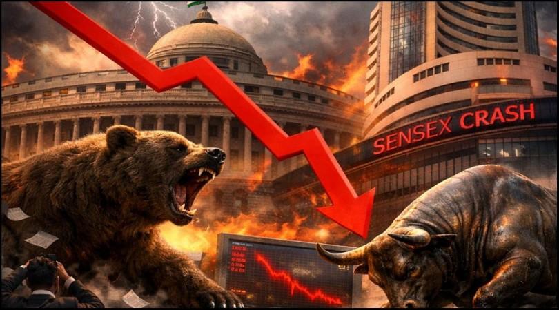 Sensex, Nifty end lower amid rising crude oil prices