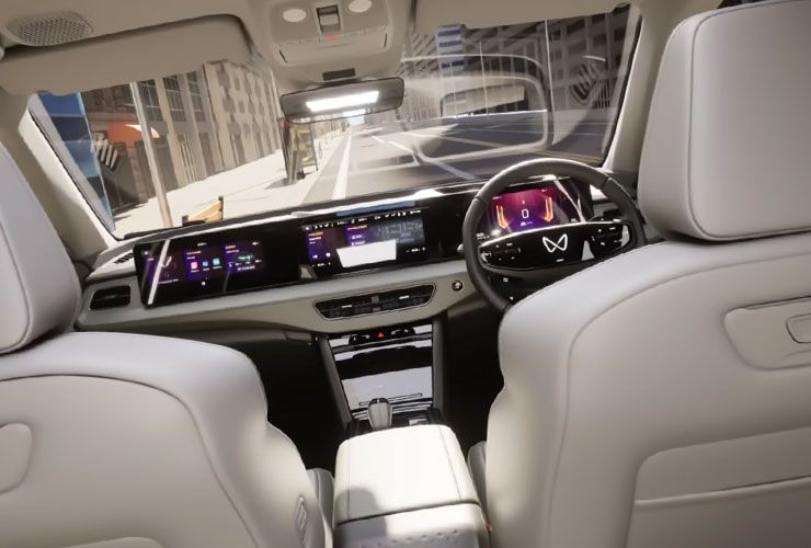 mahindra xev 9s interior