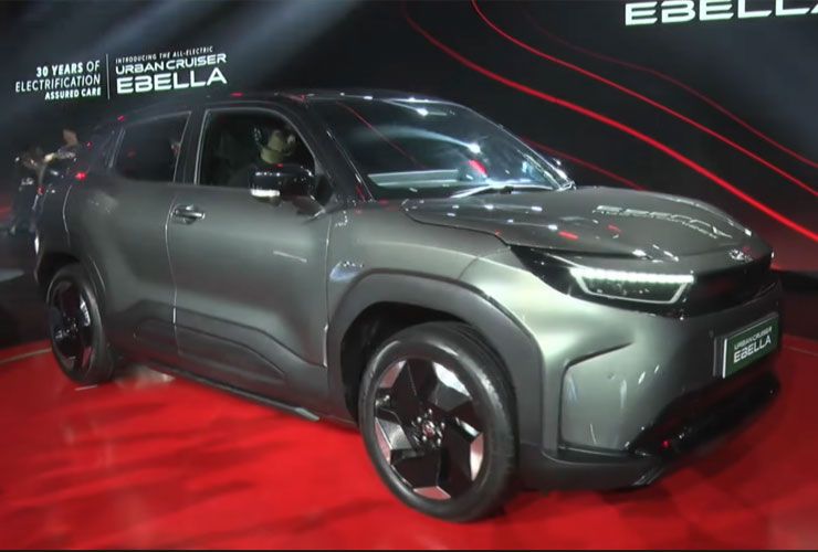 toyota urban cruiser ebella electric SUV toyota urban cruiser ebella electric SUV