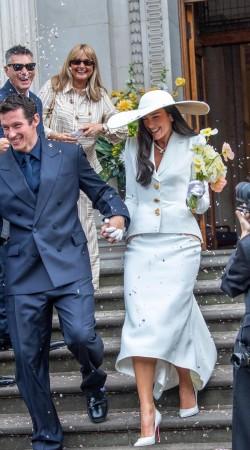 Dua Lipa ditches traditional bridal look, marries Callum Turner in chic ivory skirt suit Dua Lipa ditches traditional bridal look, marries Callum Turner in chic ivory skirt suit