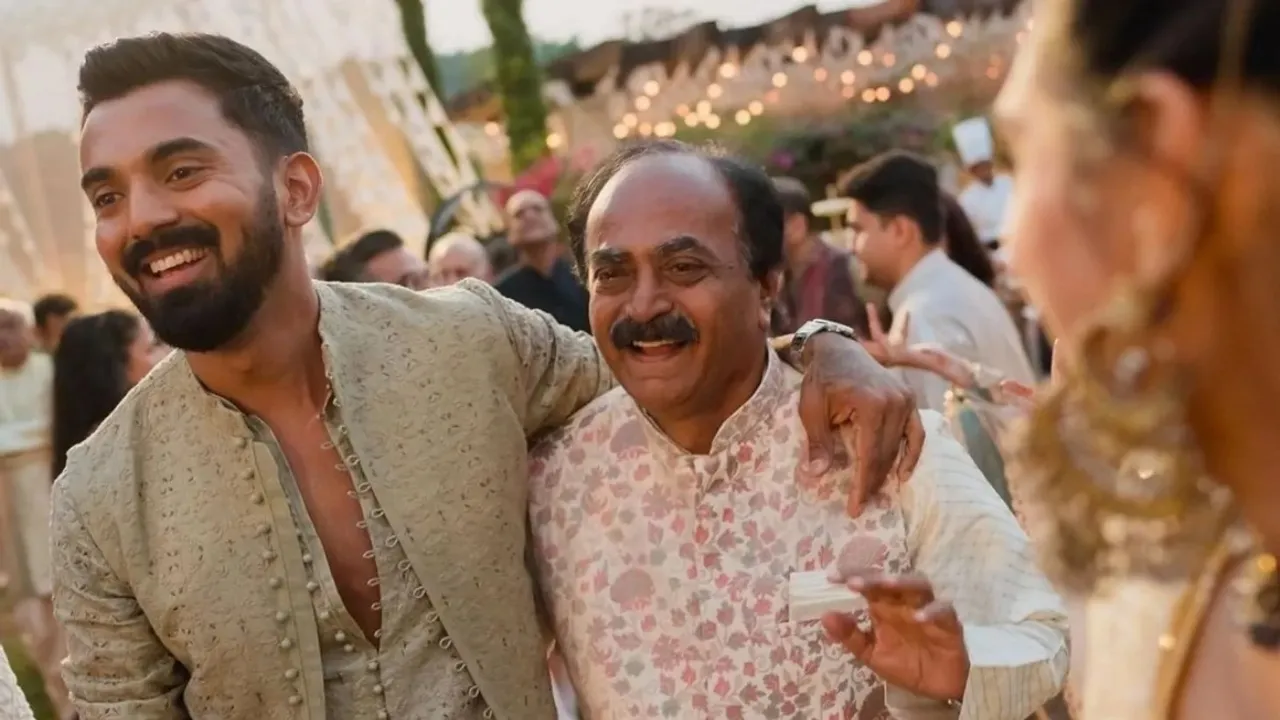 KL Rahul Father KL Rahul Father