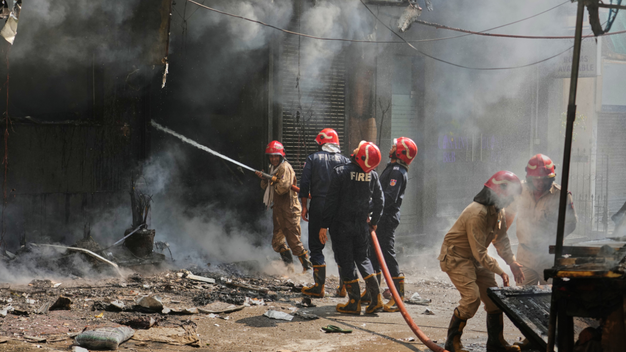 Delhi fire