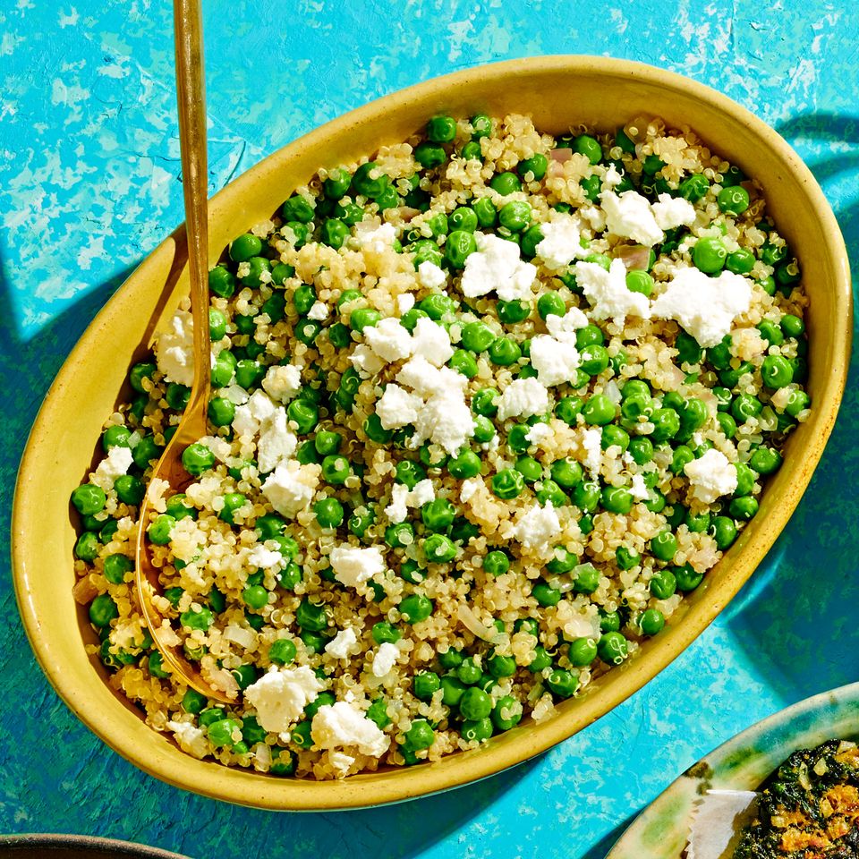 Quinoa with Peas & Lemon Credit: Ted & Chelsea Cavanaugh