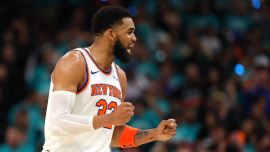 Karl-Anthony Towns finally got to shine in Game 1 of the NBA Finals -- and take on Victor Wembanyama