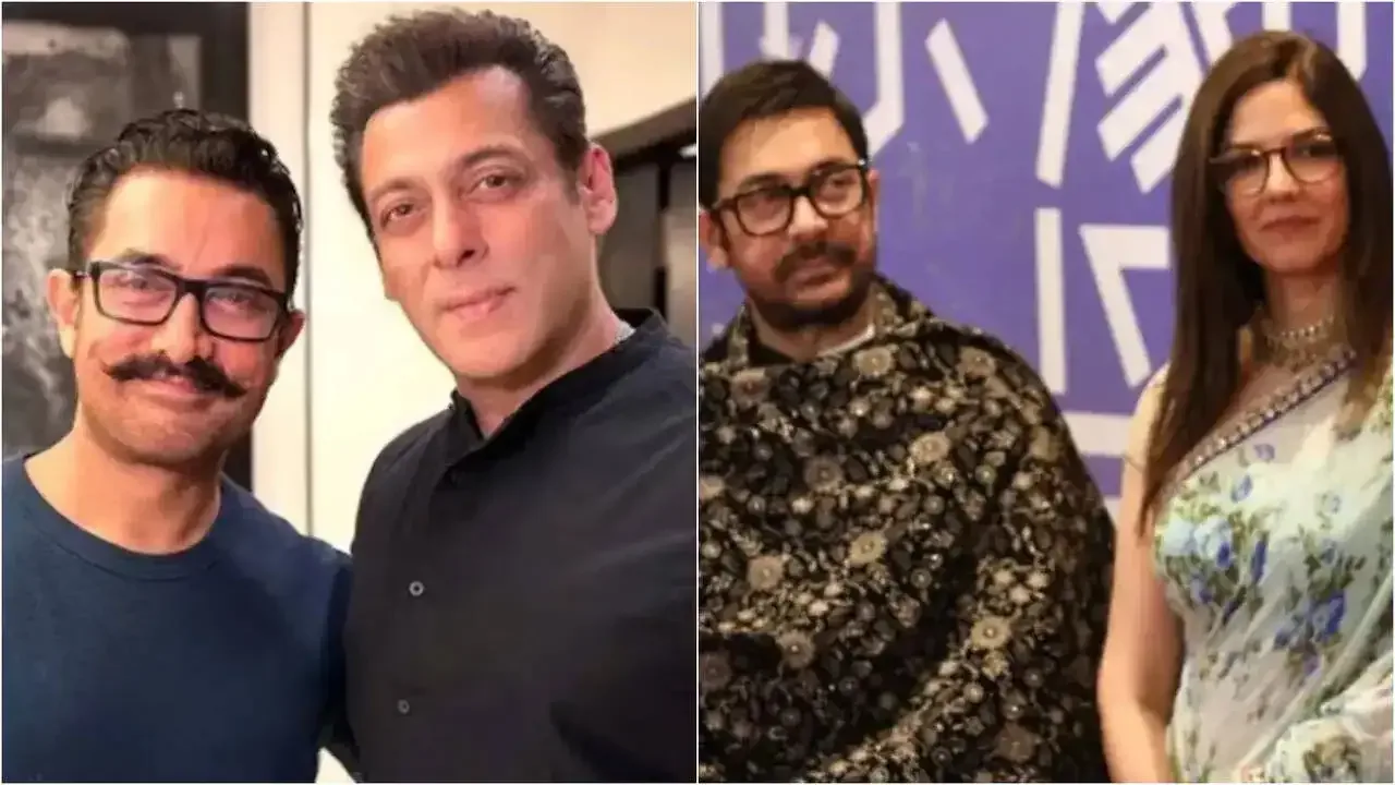 Aamir Khan with Salman Khan