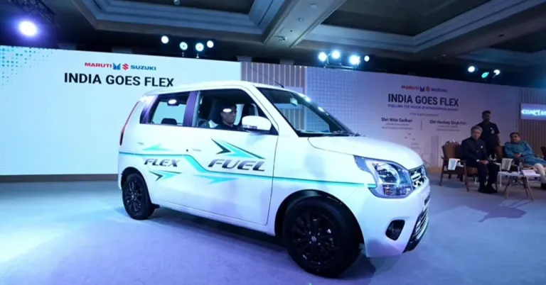 maruti suzuki wagonr flex fuel showcased in india