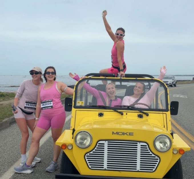 Those who didnt participate in the run still joined in by driving cars to follow the group, preparing snacks and cheering them on. Photo by Instagram/@nikkiziner
