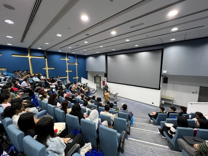 Students attend lectures at Newcastle University Medicine Malaysia. Photo courtesy of the university’s Facebook page.