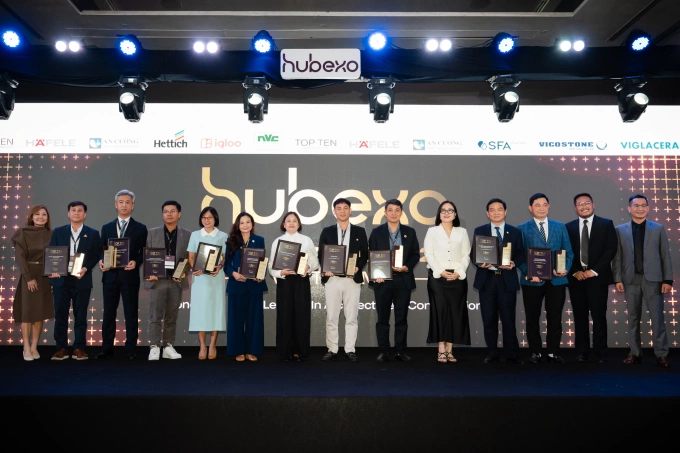 Top 10 Contractors at Hubexo Asia Awards 2026. Photo courtesy of Hubexo