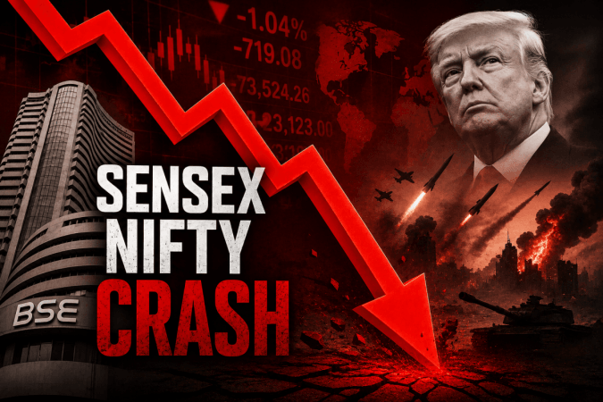 Sensex sheds nearly 720 points as oil surge and global worries hit investor sentiment