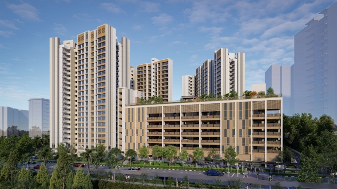 An artists impression of Kebun Baru Ridge. Photo courtesy of the Housing and Development Board