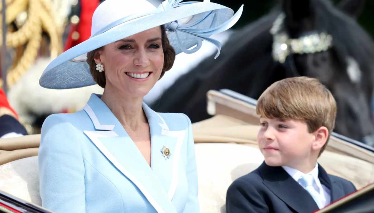 Prince William, Kate and children join King Charles at balcony for Trooping the Colour